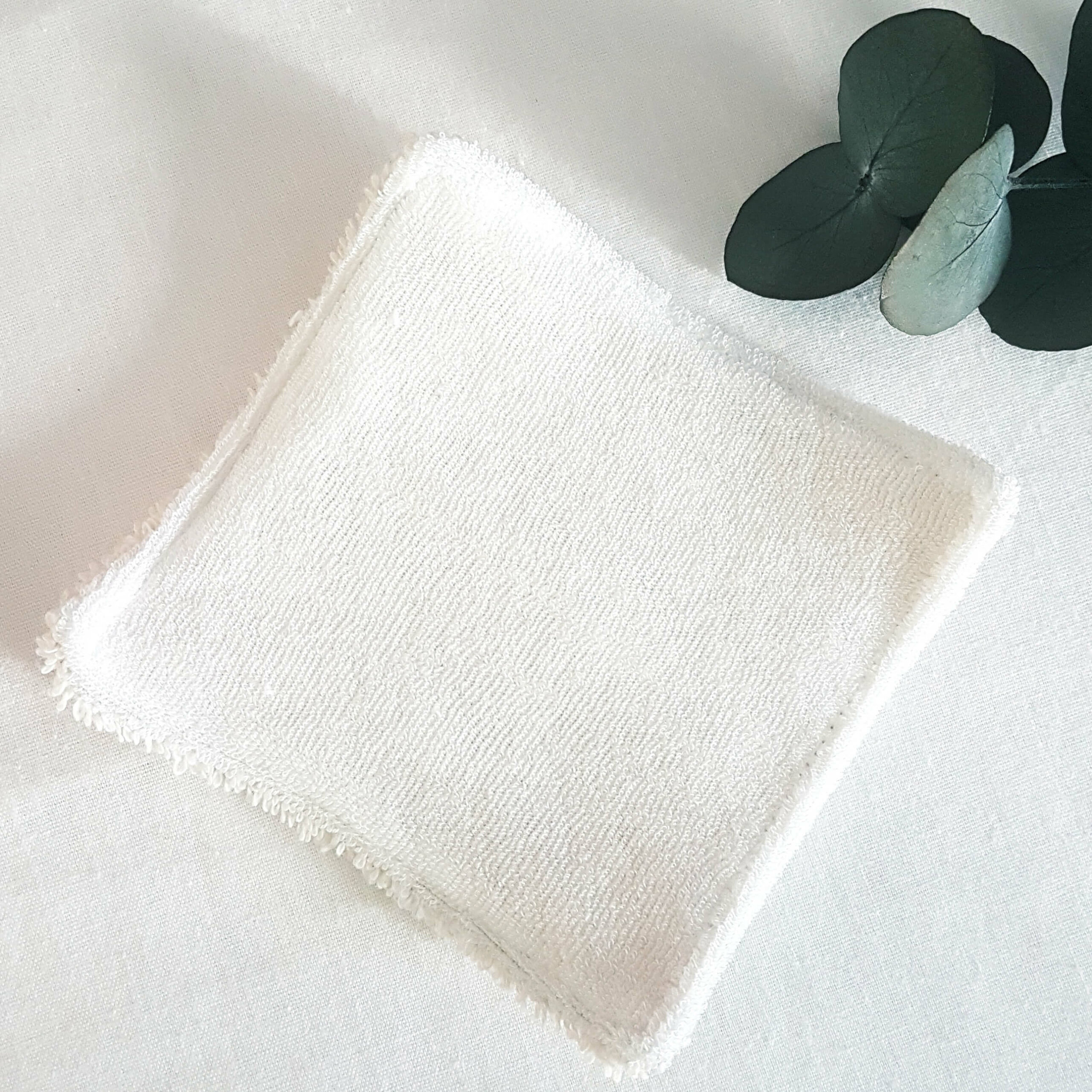 Lingettes / lavettes lavables - En tencel et éponge biologique GOTS