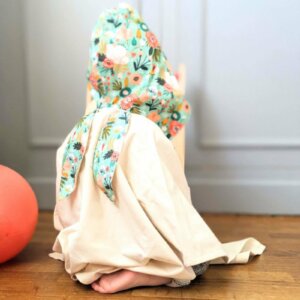 Poncho de plage Lapinou, 100% coton biologique